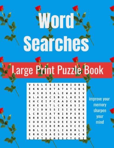 150 Word Searches Large Print Puzzle Book: 150 wordsearch。